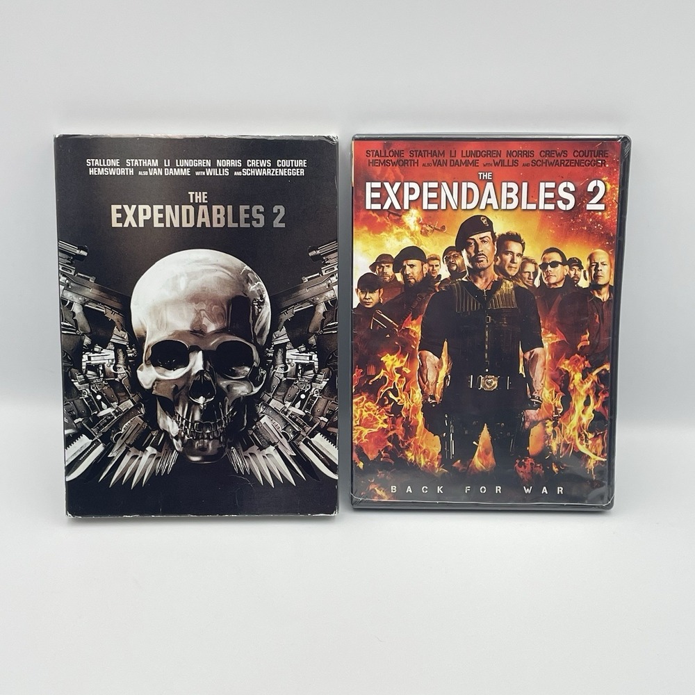 The Expendables 2 (DVD, 2012) New Sealed With Slip Cover Sylvester Stallone